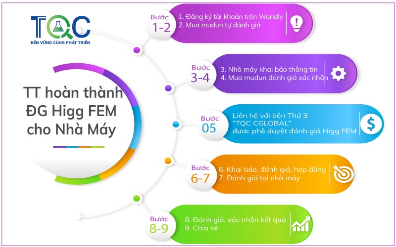 Các bước hoàn thành đánh giá Higg FEM