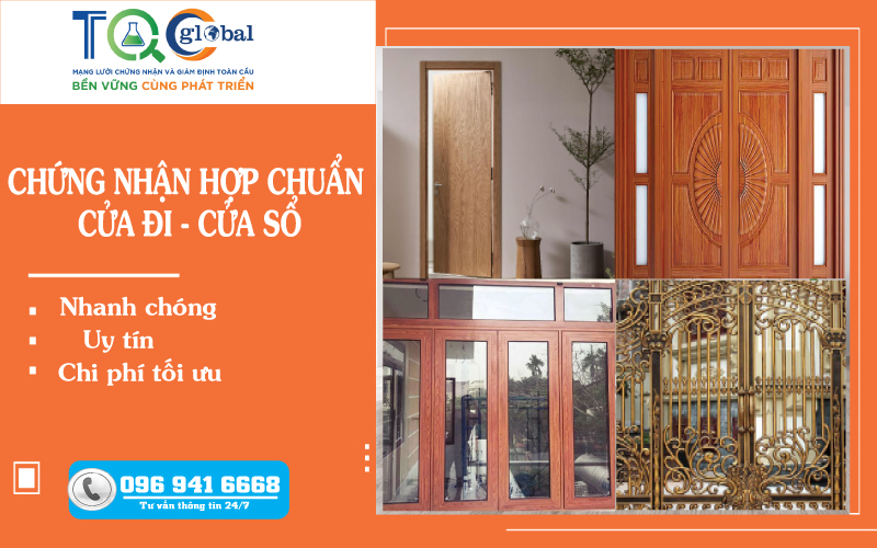 Chứng nhận hợp chuẩn Cửa số - Cửa đi theo TCVN mới nhất 2023 | TQC CGLOBAL