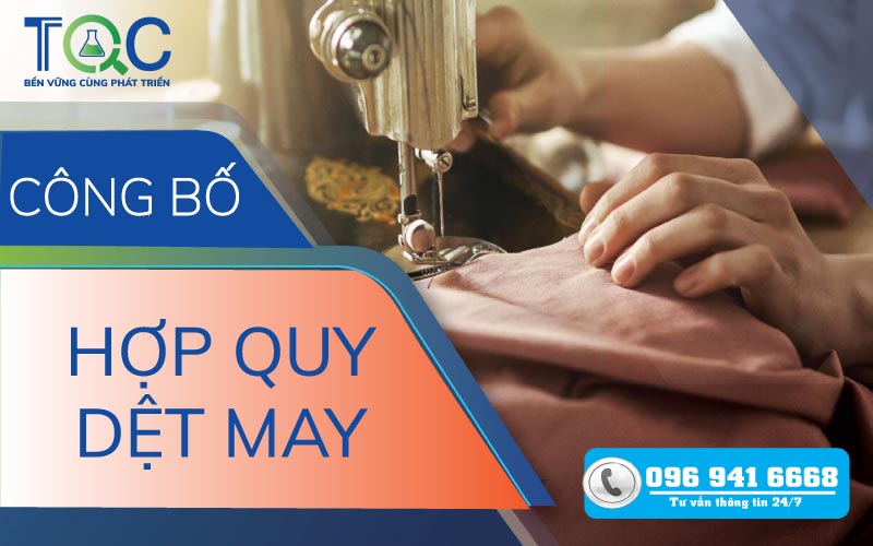 Công bố hợp quy sản phẩm