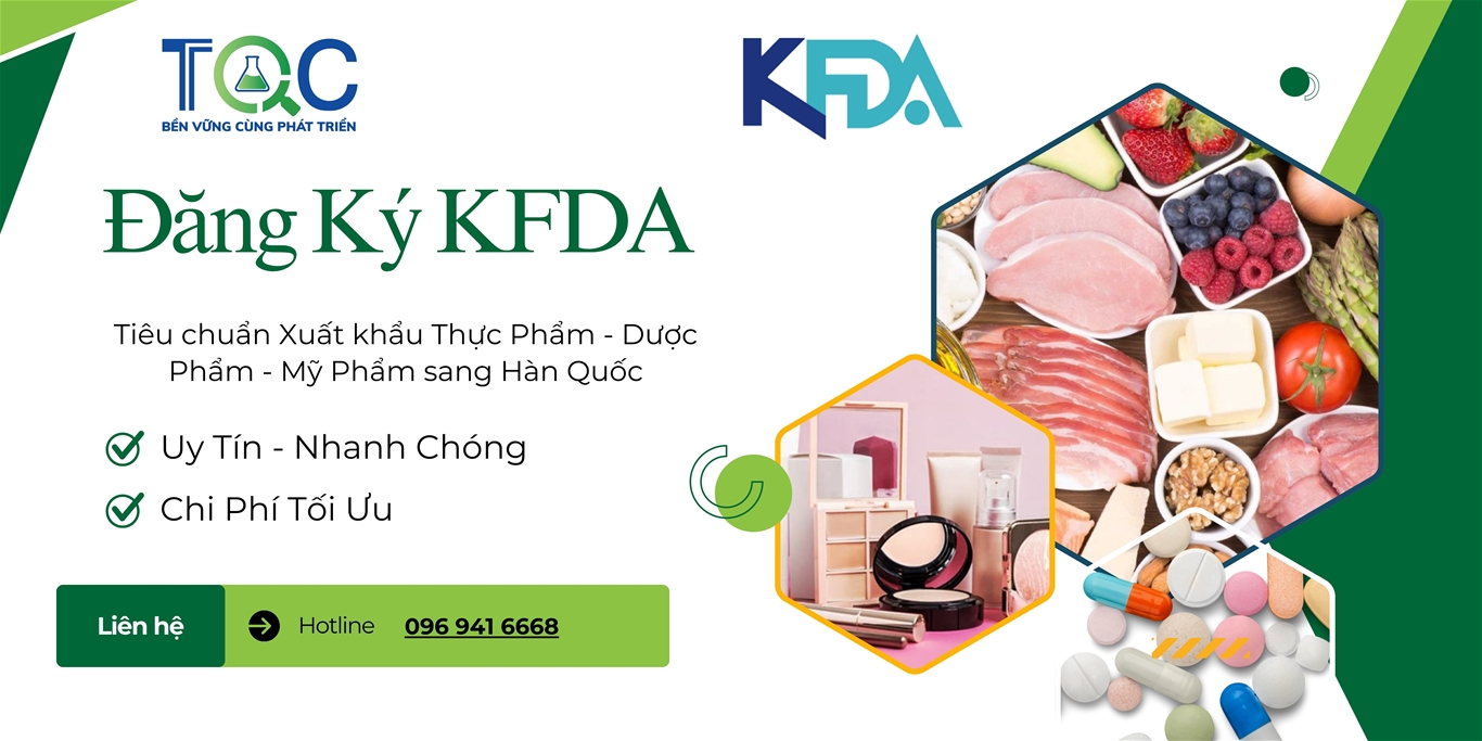 Đăng ký KFDA xuất khẩu Hàn Quốc năm 2026