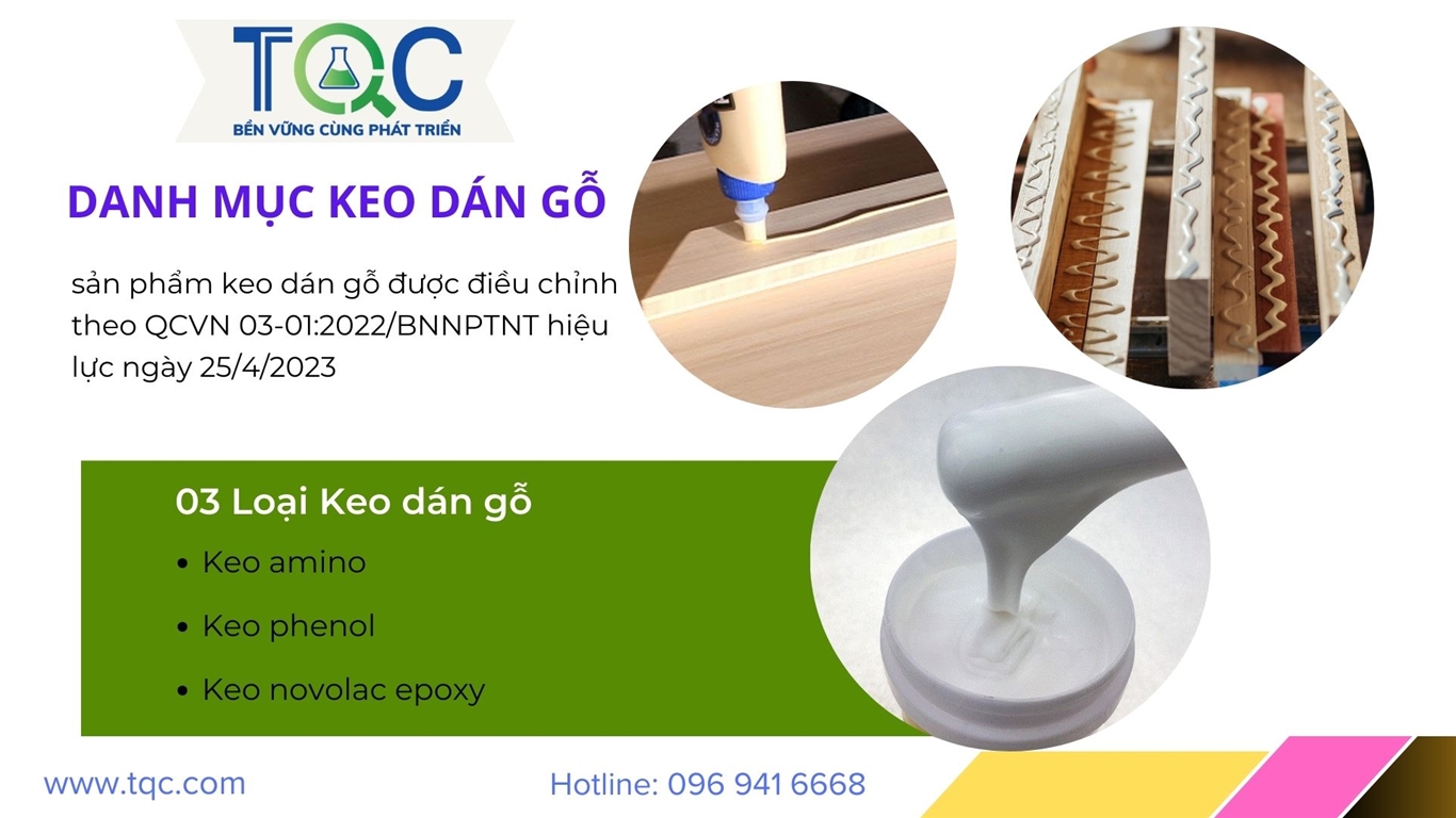 Chứng nhận hợp quy keo dán gỗ mới nhất 2024 | TQC CGLOBAL