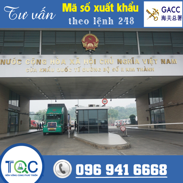 Lệnh 248, Lệnh 249 | Mã số xuất khẩu | An toàn thực phẩm năm 2022