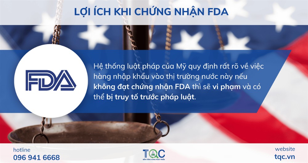 Lợi ích chứng nhận fda