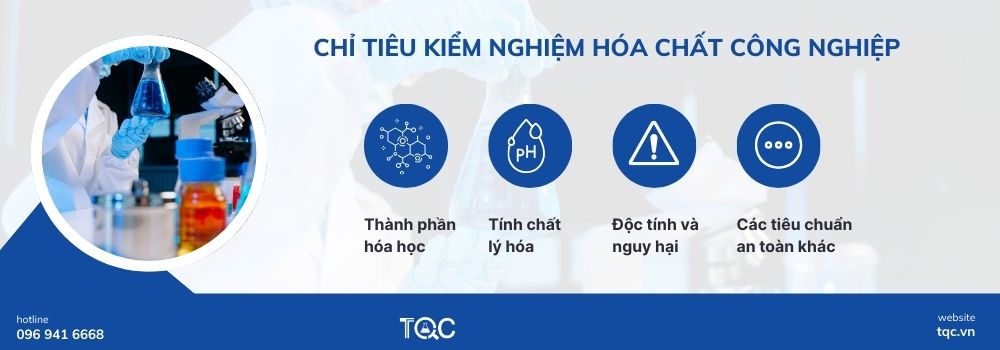 Chỉ tiêu kiểm nghiệm hóa chất công nghiệp