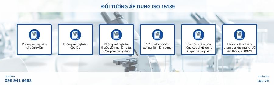 Đối tượng áp dụng ISO 15189