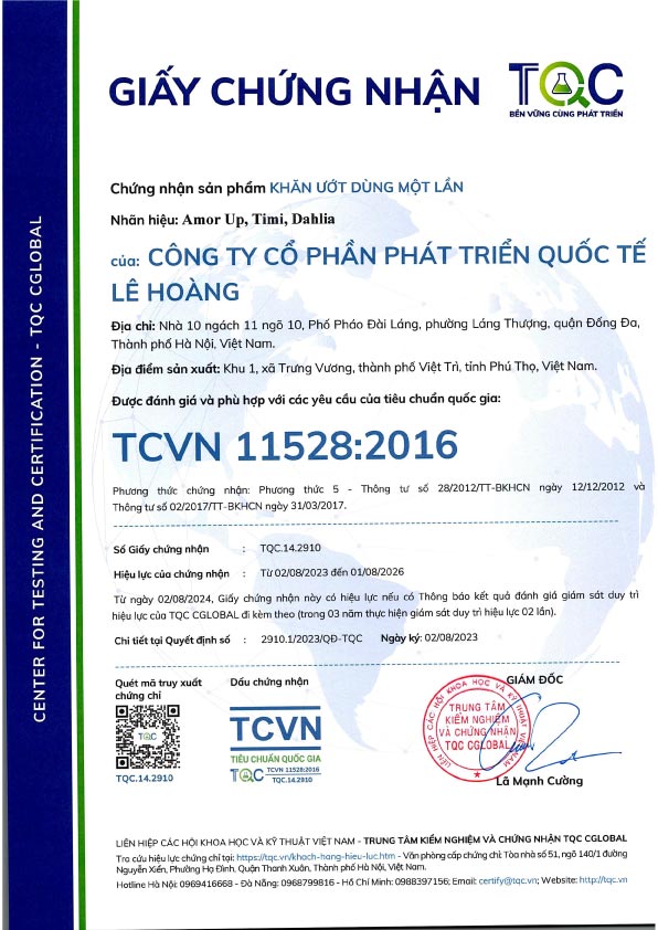 Dịch vụ chứng nhận sản phẩm mới nhất năm 2023  | TQC CLGOBAL -6