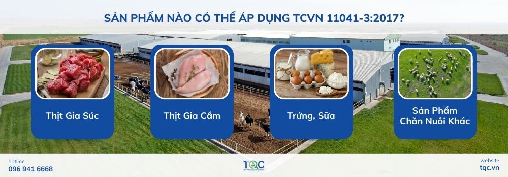 Sản phẩm nào có thể áp dụng TCVN 11041-3:2017?